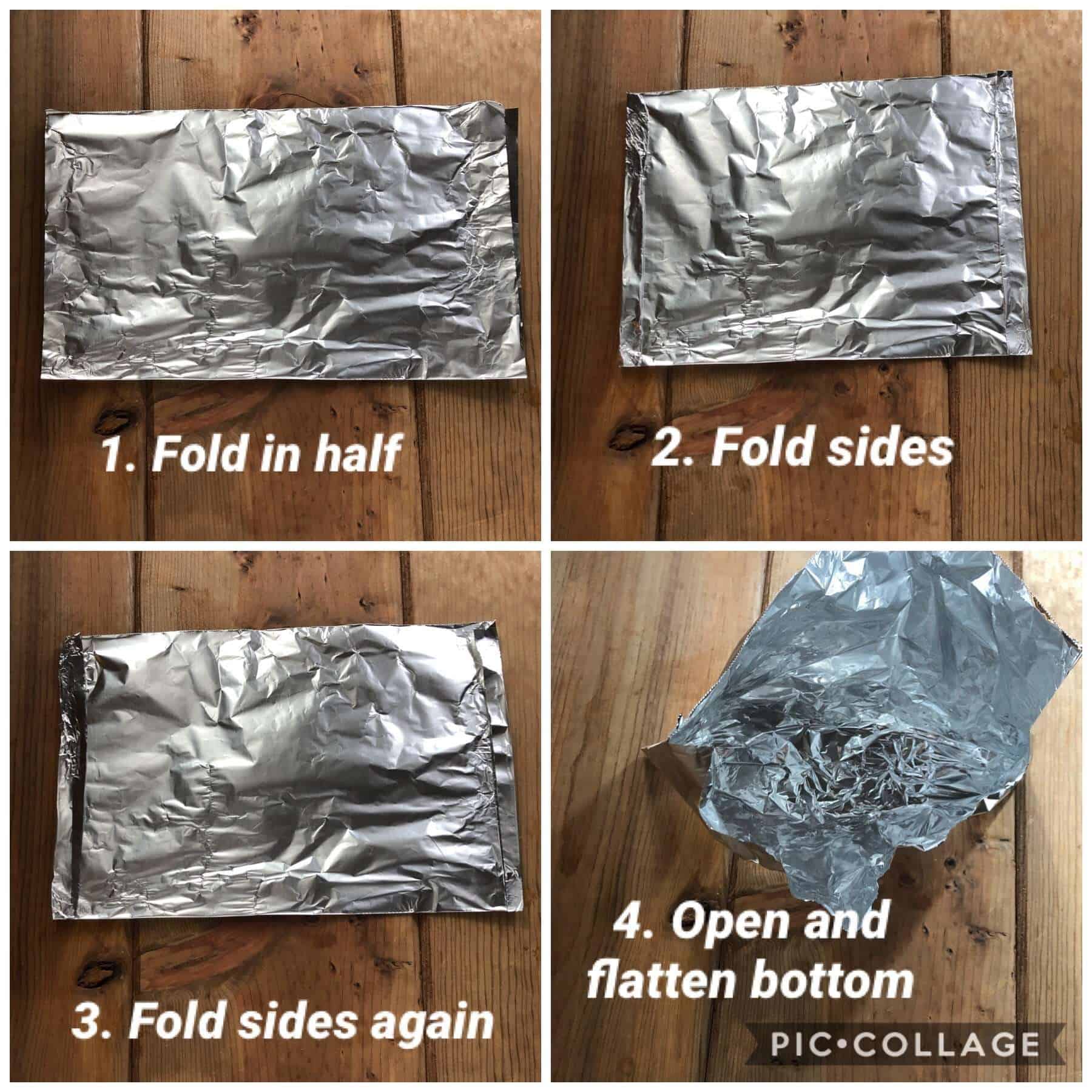 How to fold a foil pack