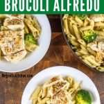 Easy Chicken Brocoli Alfredo pasta