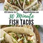 Cod Fish Tacos with Cabbage Slaw