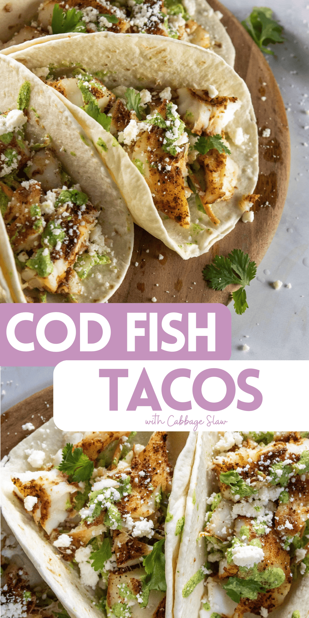 Cod Fish Tacos Pin 3