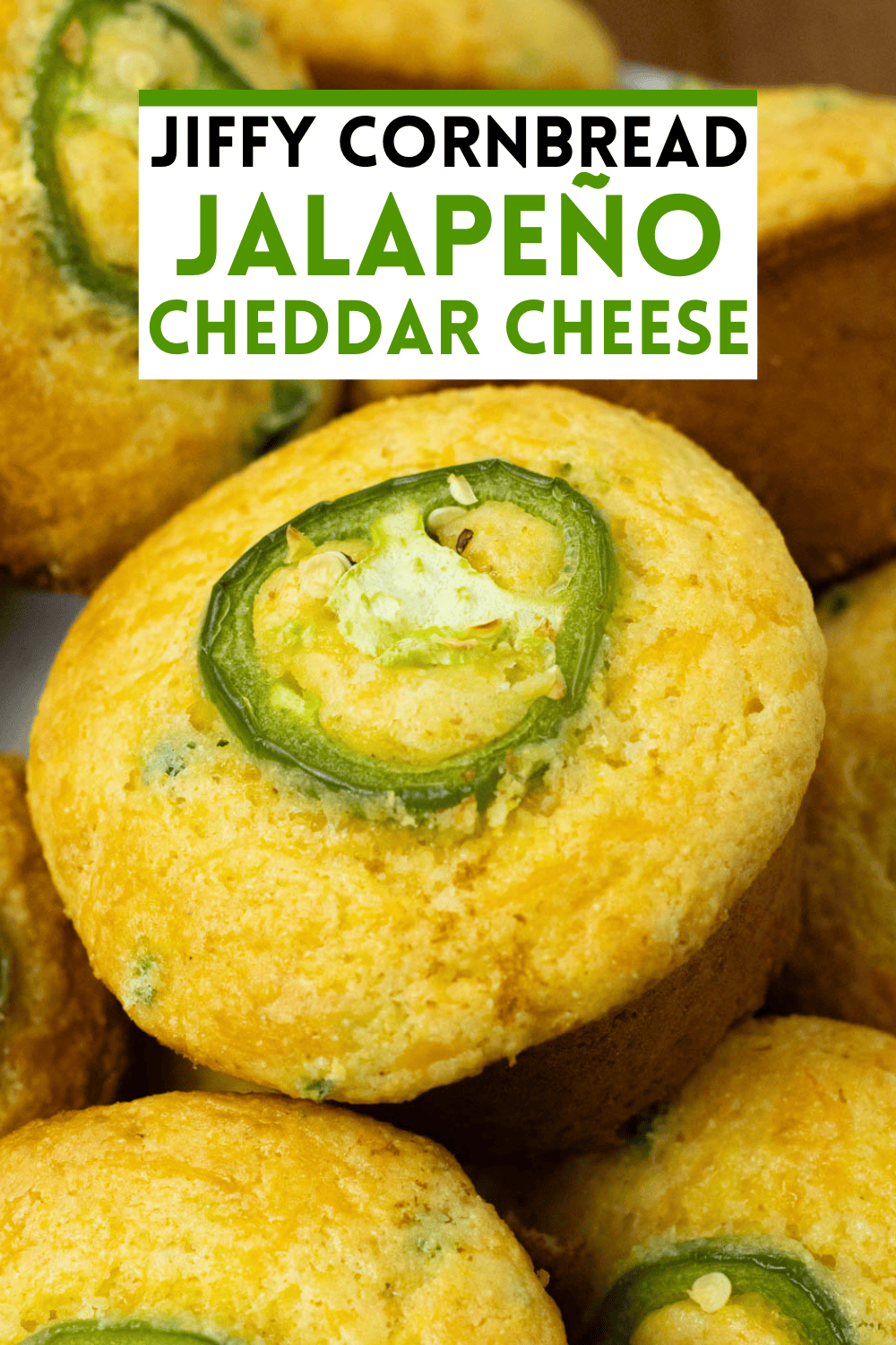 Jiffy Jalapeño Cornbread Muffins Pin