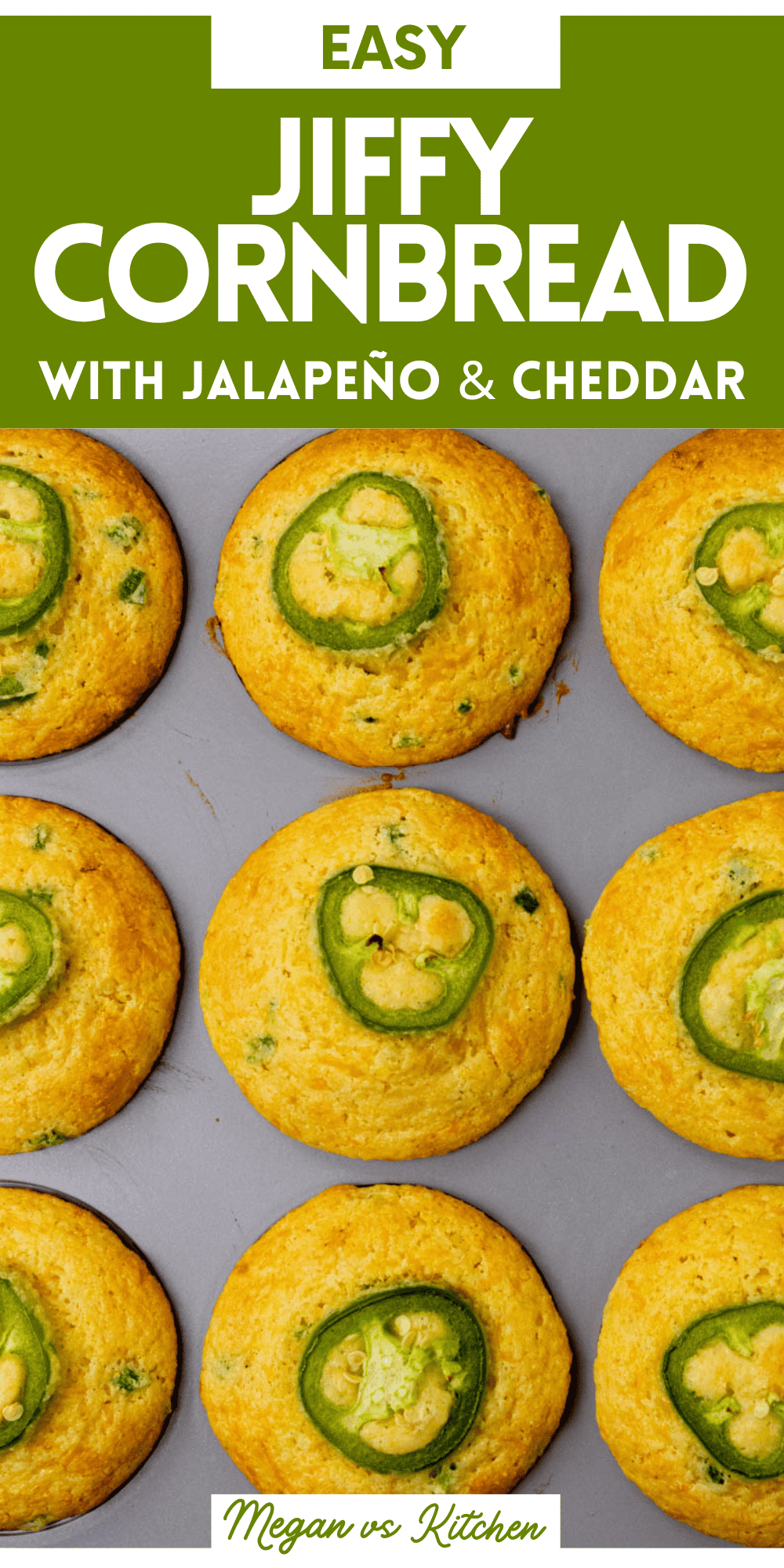 Jiffy Jalapeño Cornbread Muffins Pin