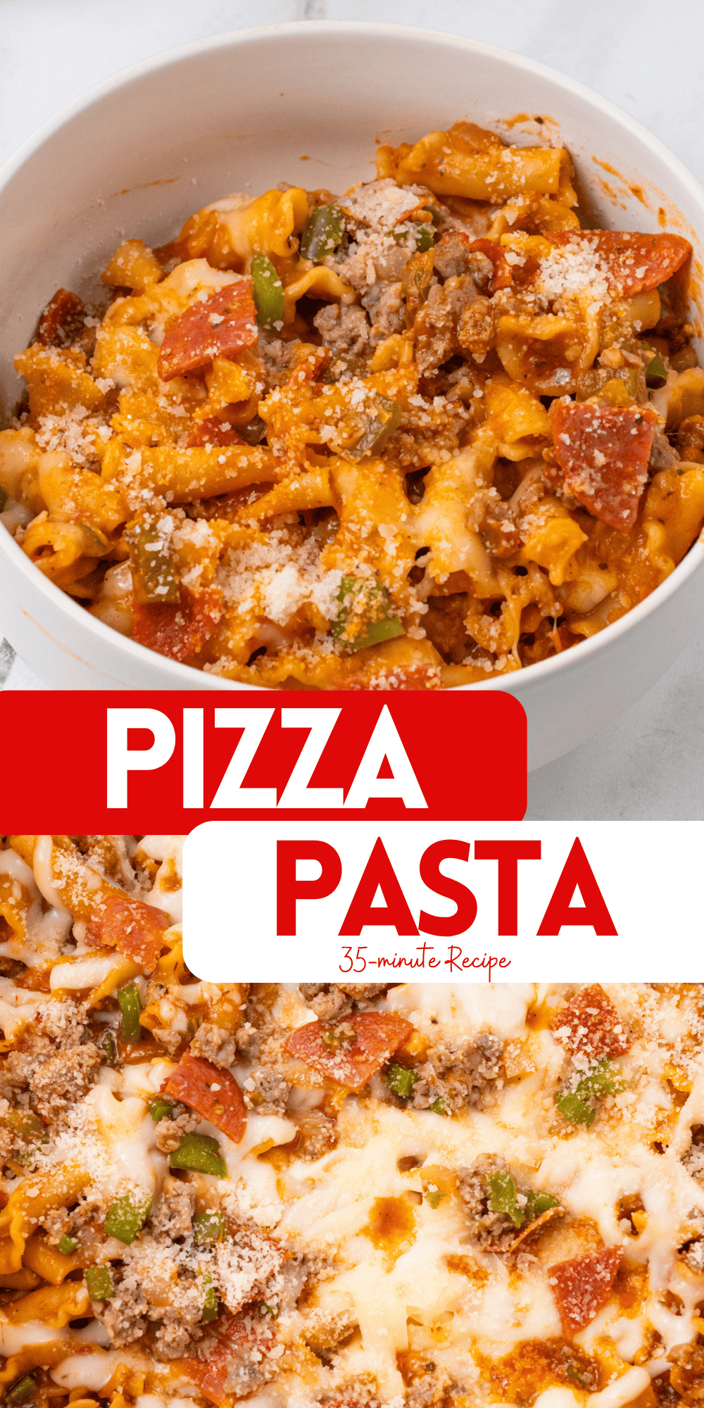 One-Pot Pizza Pasta pin 2