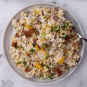 Bacon Ranch Chicken Salad (sassy Scotty Copycat) on a Plate