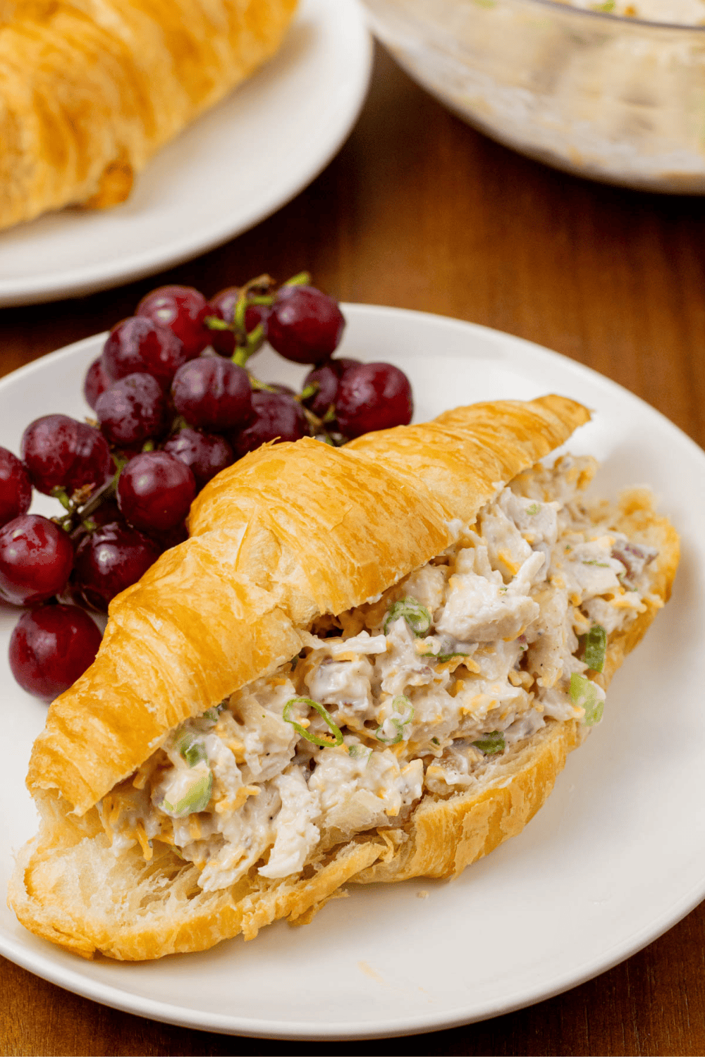 bacon ranch chicken salad sandwich