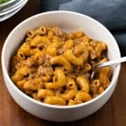 finished Cheeseburger Hamburger Helper
