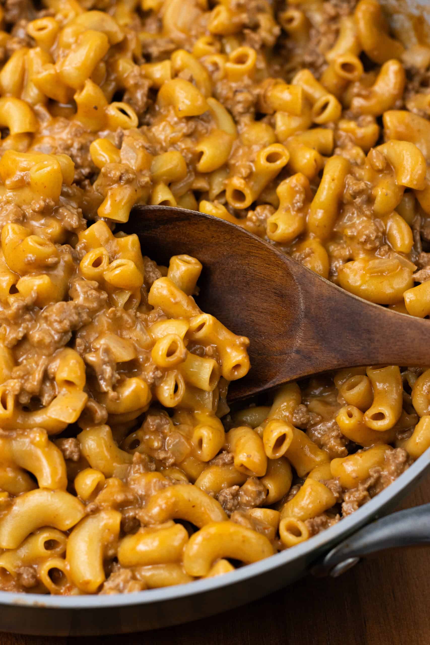 Cheeseburger Hamburger Helper finished