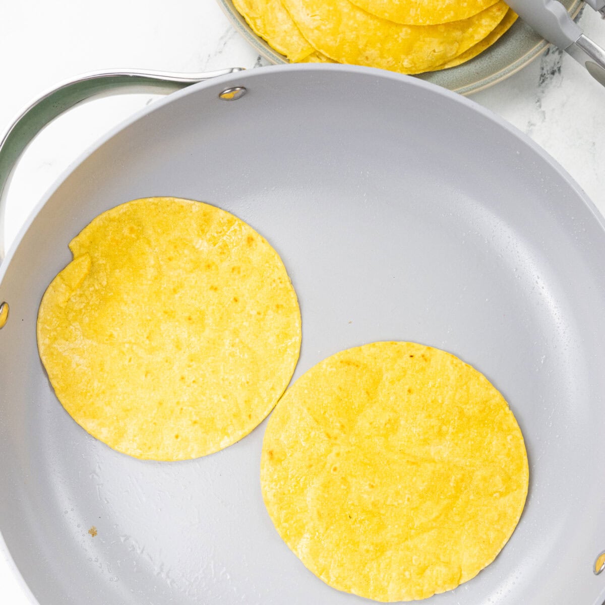 Green Chile Chicken Enchiladas Tortillas