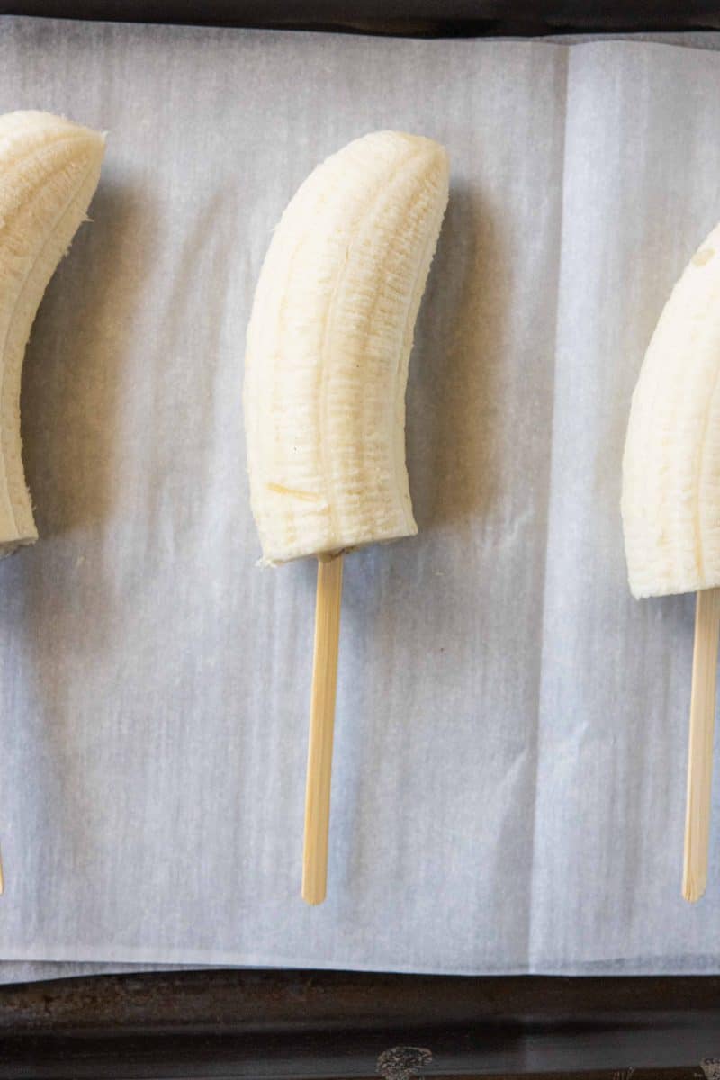 Bananas on a stick