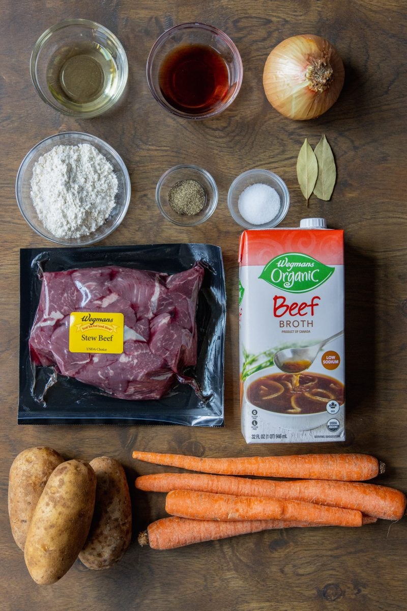 ingredients for Beef Stew