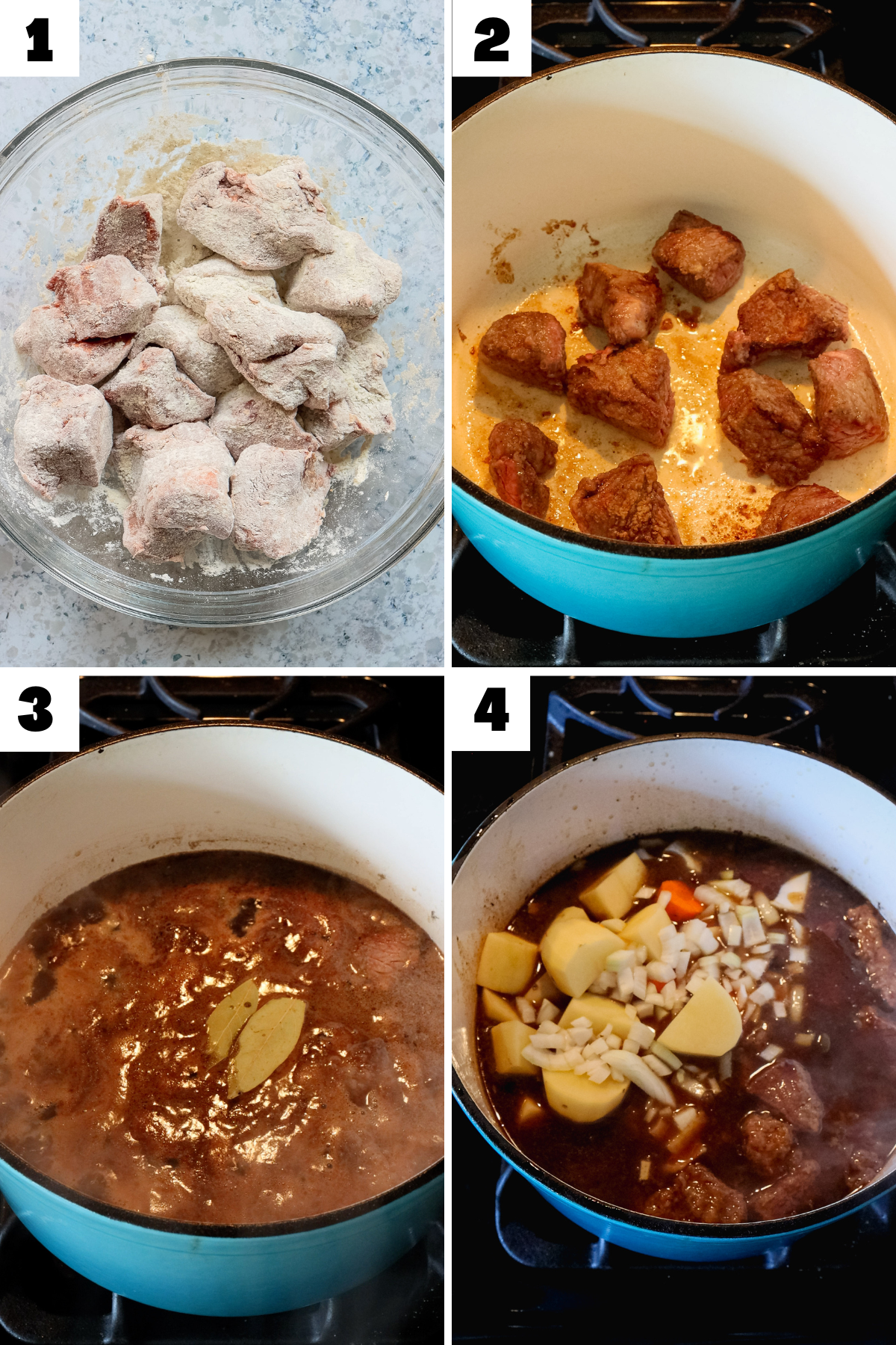How to make beep stew in 4 steps