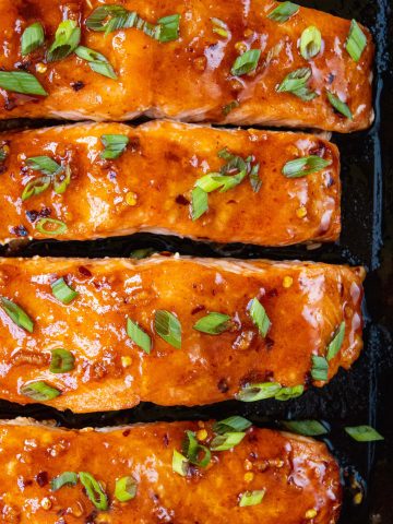 Salmon on a sheet pan