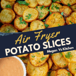 Potato Slices in an air fryer