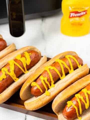 Smoked Sausage Served