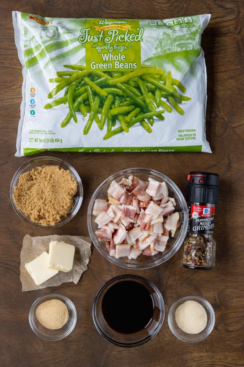 Ingredients for Crack Green Beans