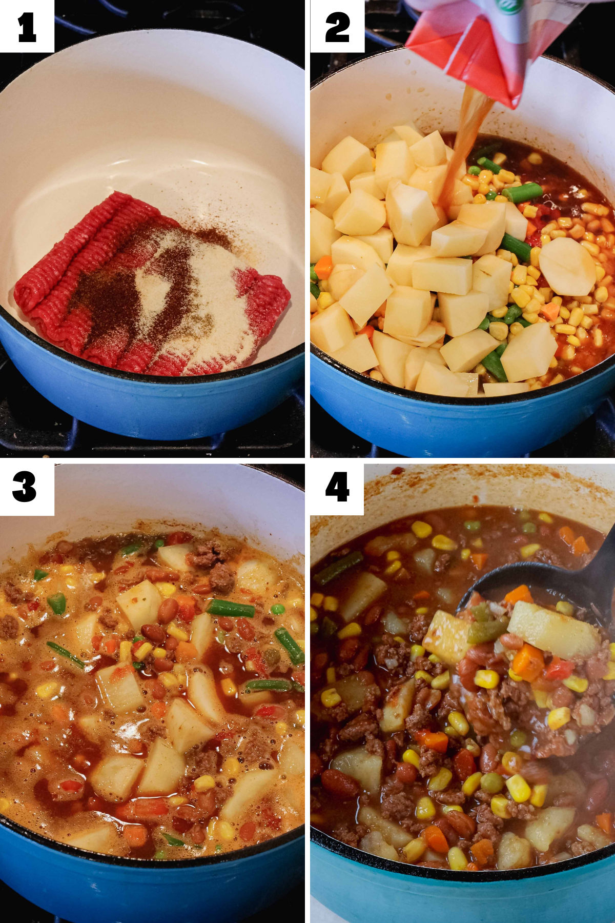 4 Steps to make soup