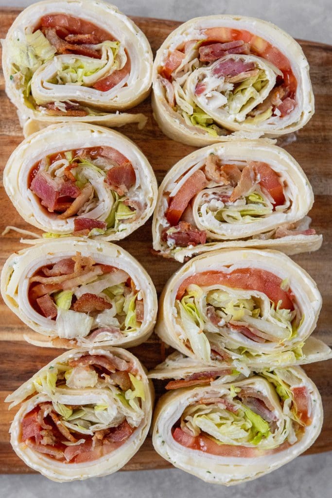 Ranch BLT Rolled Sandwiches 