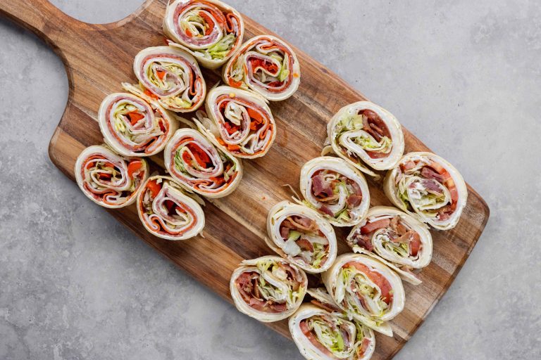 Rolled sandwiches long