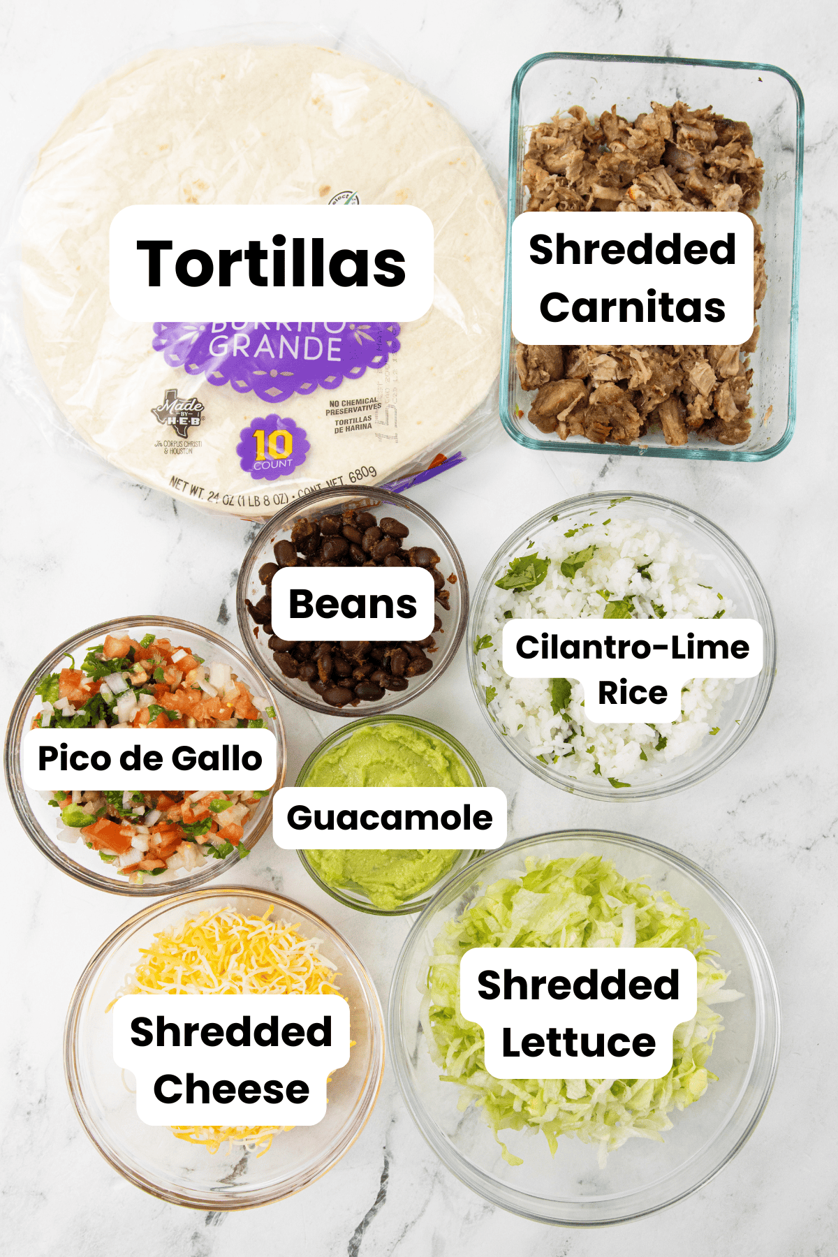 carnitas burritos ingredients