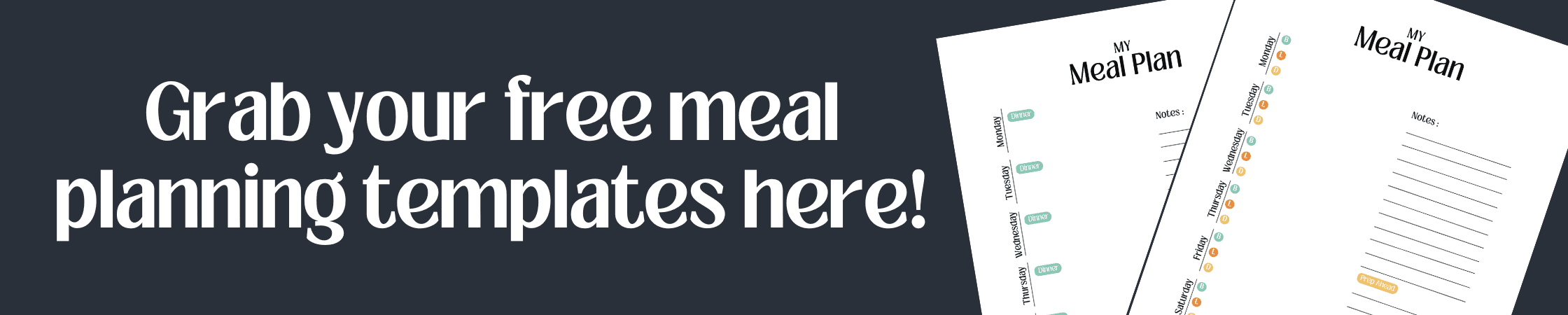 Grab your free meal-planning templates