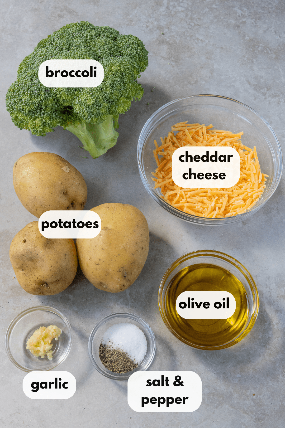 potatoes and broccoli Ingredients