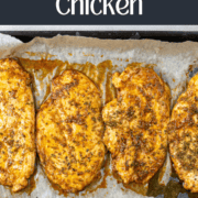 How to Bake Thinly Sliced Chicken pin