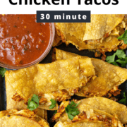 Crunchy Chicken Tacos Pin