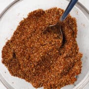 Beef Taco Seasoning mixed up in a bowl