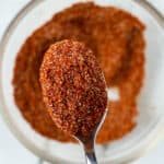 spoon full of Quesadilla Seasoning