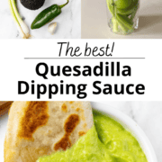 The Best Quesadilla Dipping Sauce pin