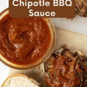 Sweet & Spicy Chipotle BBQ Sauce pin