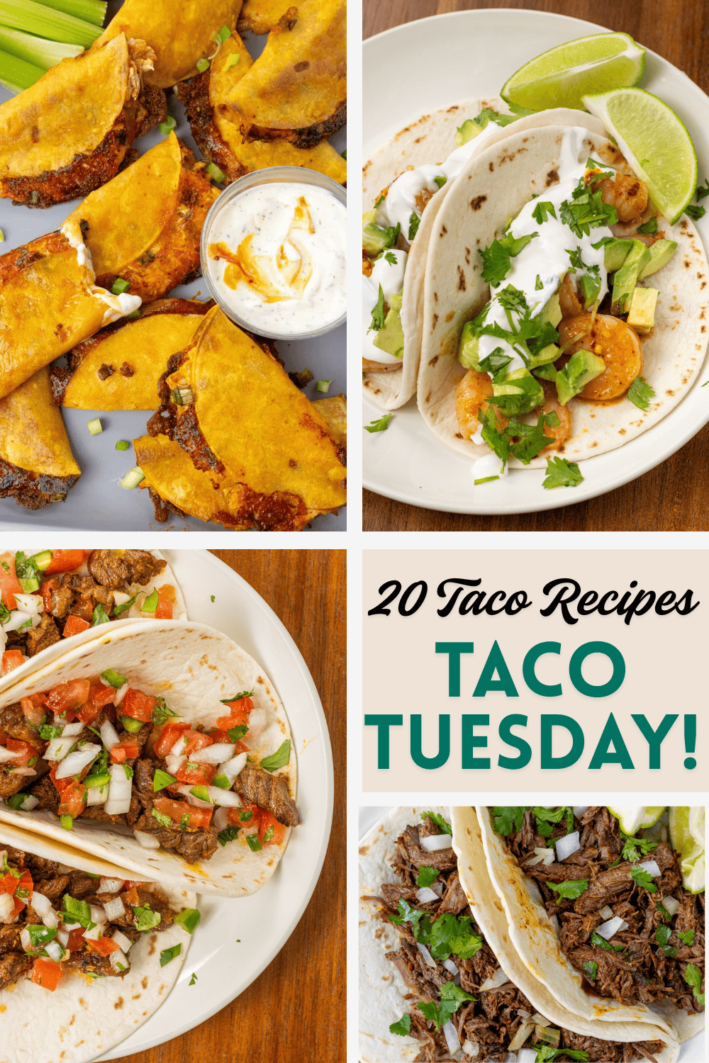 Collage of tacos