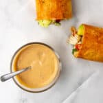 Southwest sauce with wrap.