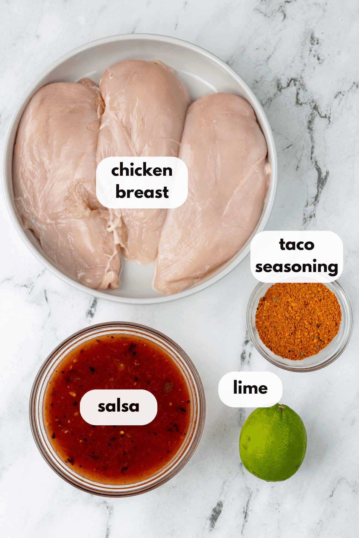 Mexican chicken ingredients with labels (1)