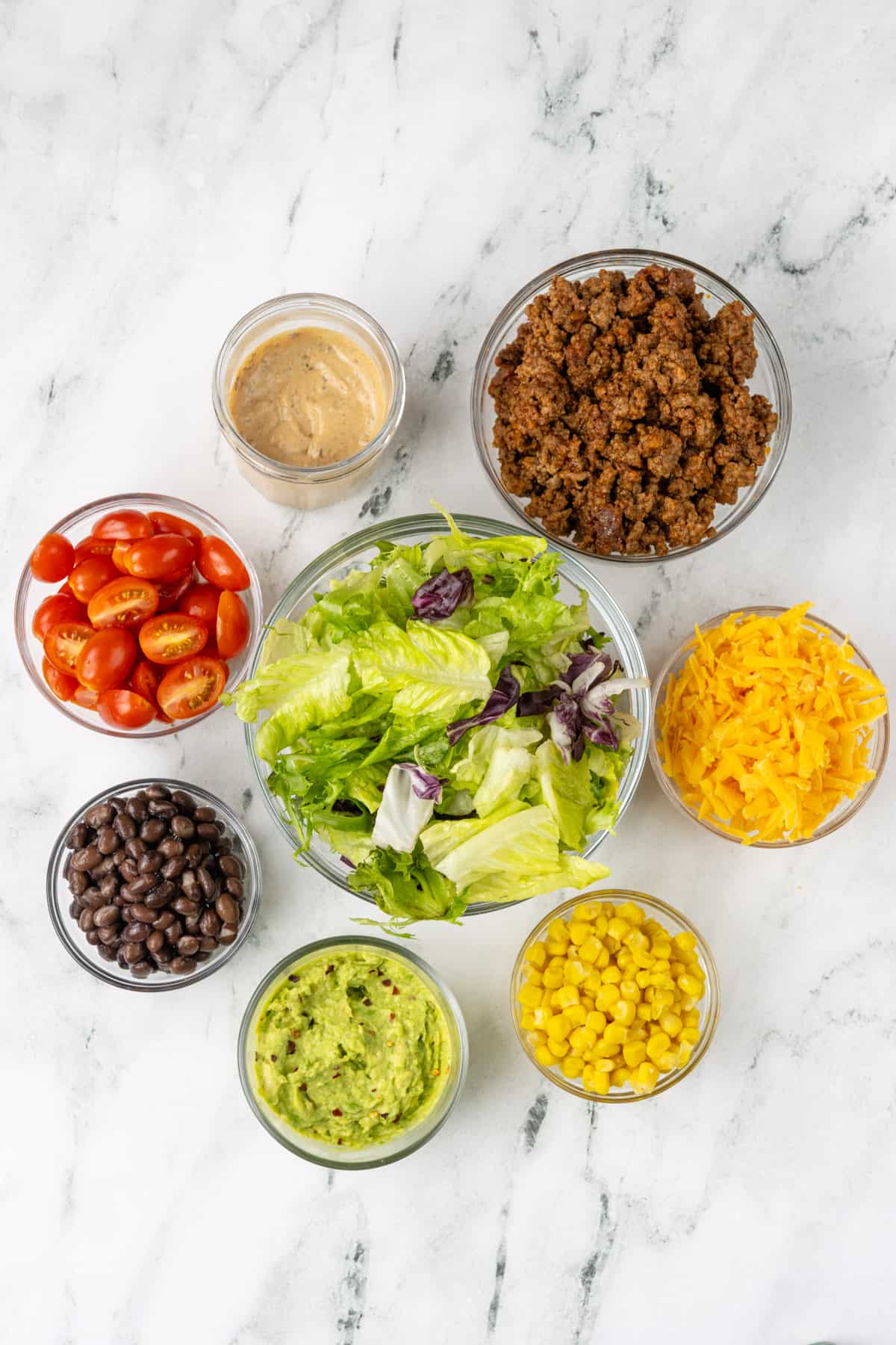 Taco salad ingredients