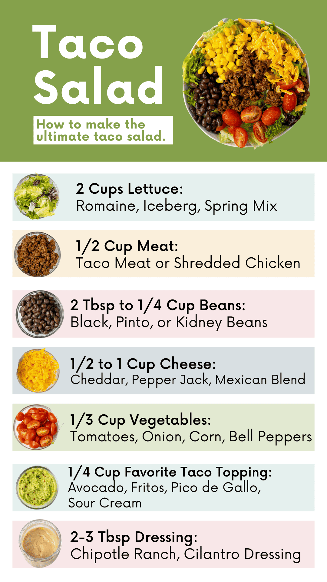 Taco Salad Info Graph 1.1