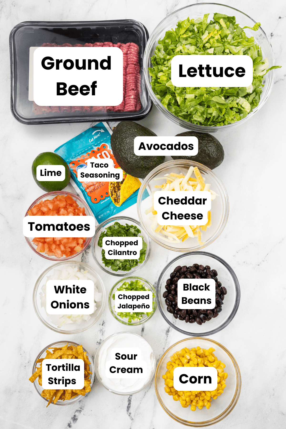 Taco Salad Ingredients