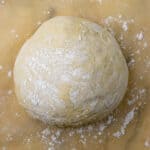 raw pizza dough