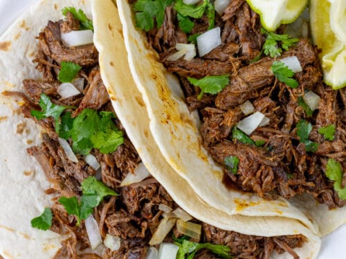 Crock Pot Shredded Beef Tacos