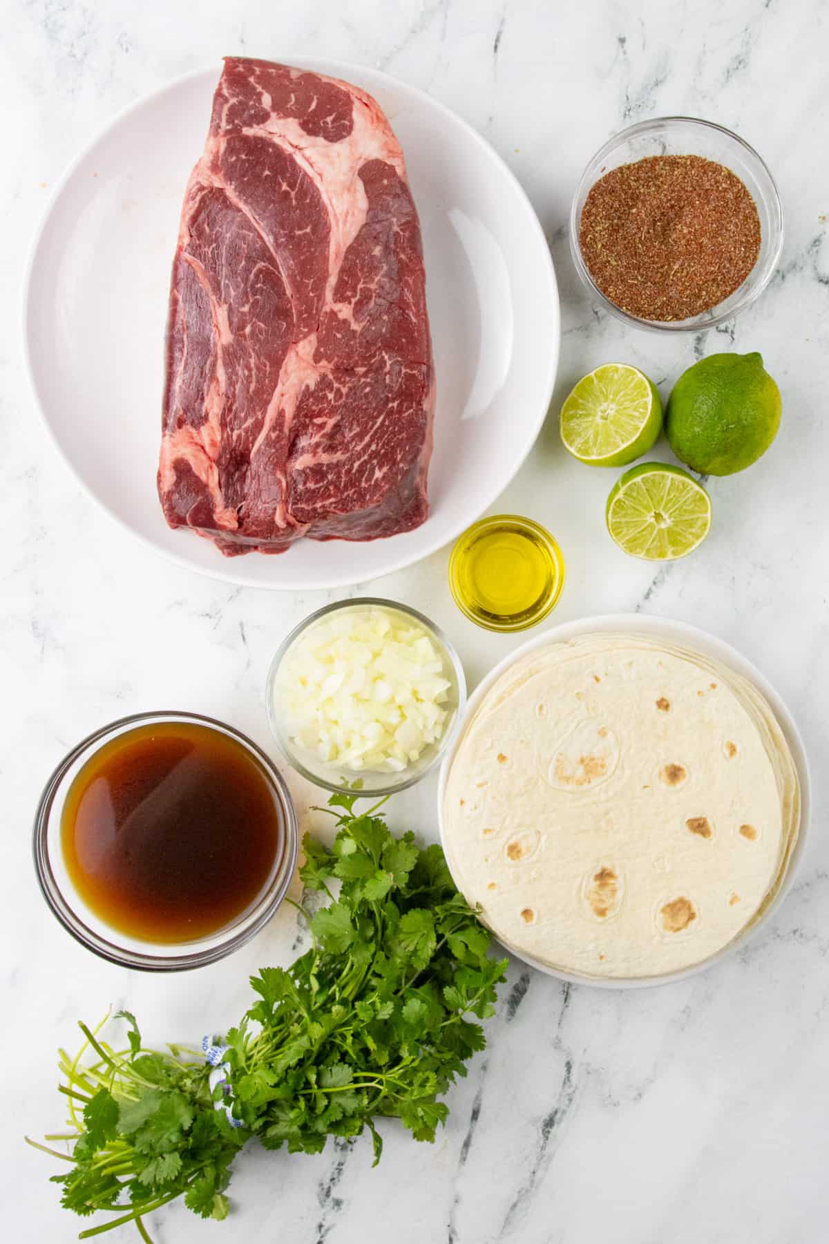 Shredded Beef Tacos Ingredients