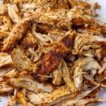 shredded chicken with chicken taco seasoning