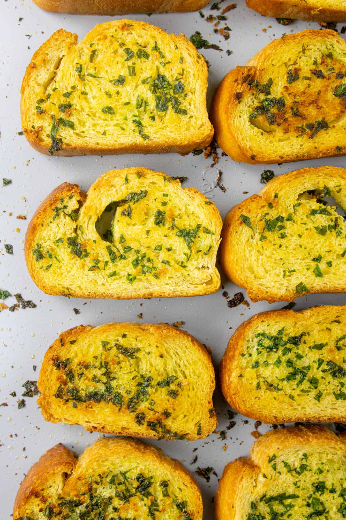 Texas Toast on a sheet pan