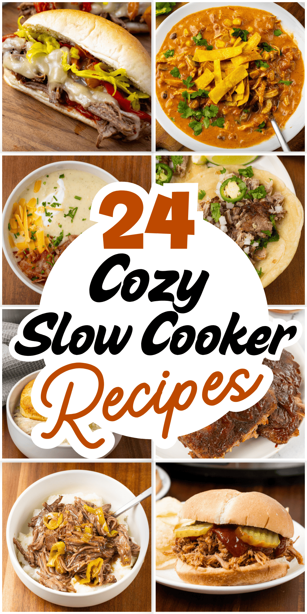 24 Fall & Winter Crockpot Recipes Pin