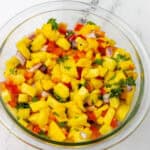 Pineapple Mango Salsa Square