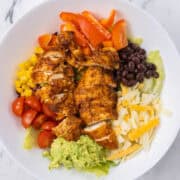 Southwest Chicken Salad in a bowl