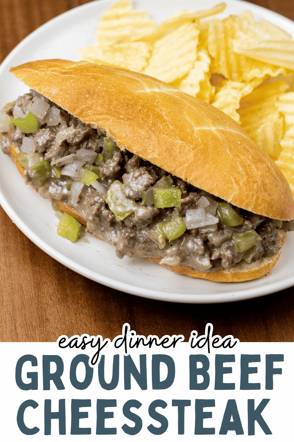 Ground Beef Philly Cheese Steak Pin