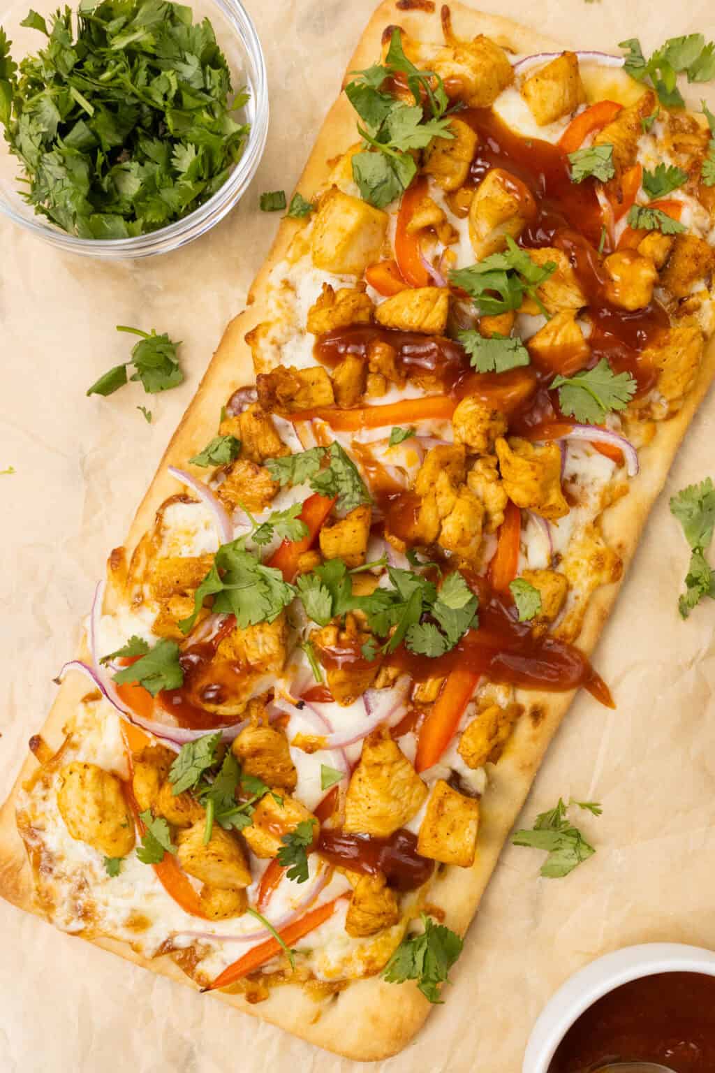 Loaded BBQ Chicken Flatbread