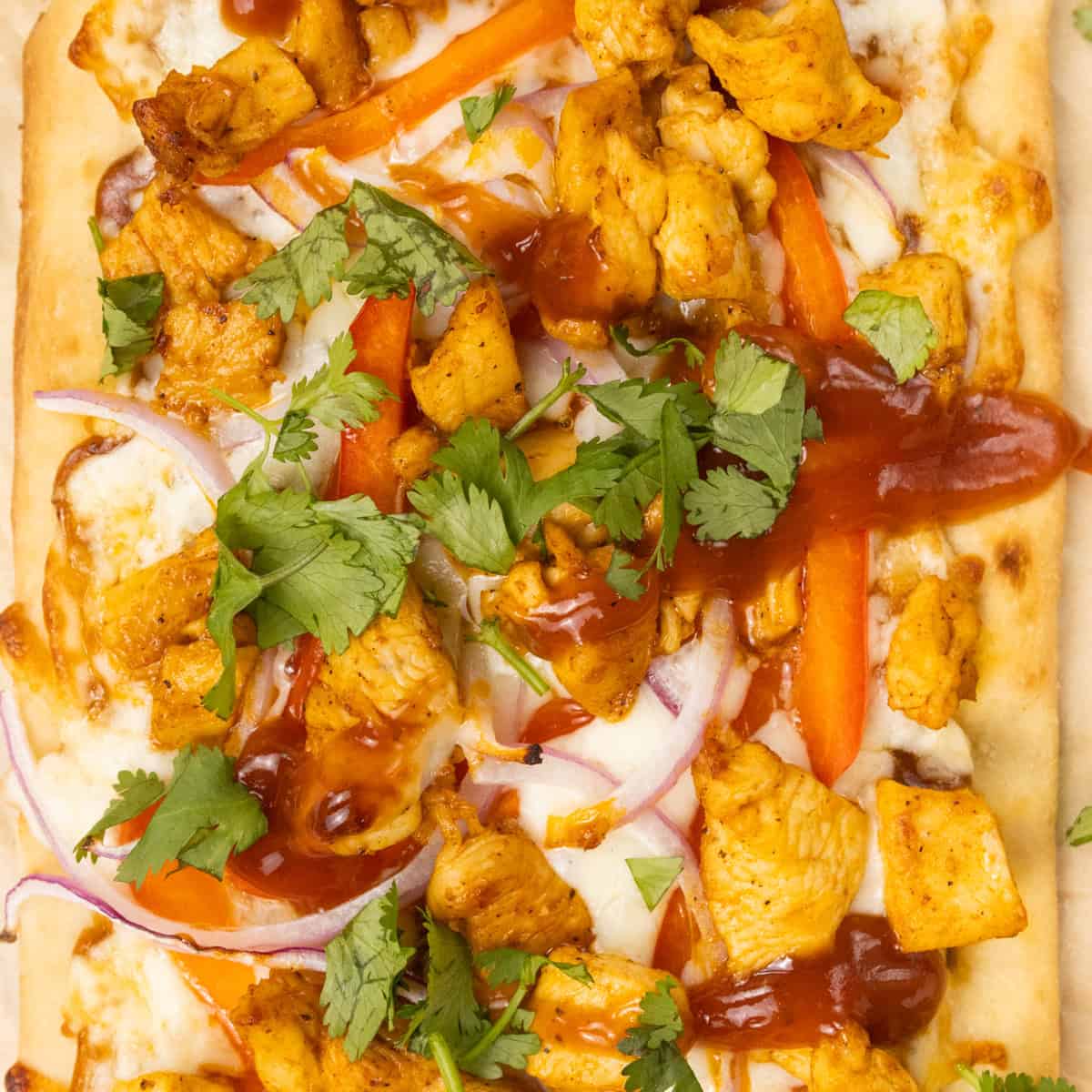 BBQ Chicken Flatbread Pizza