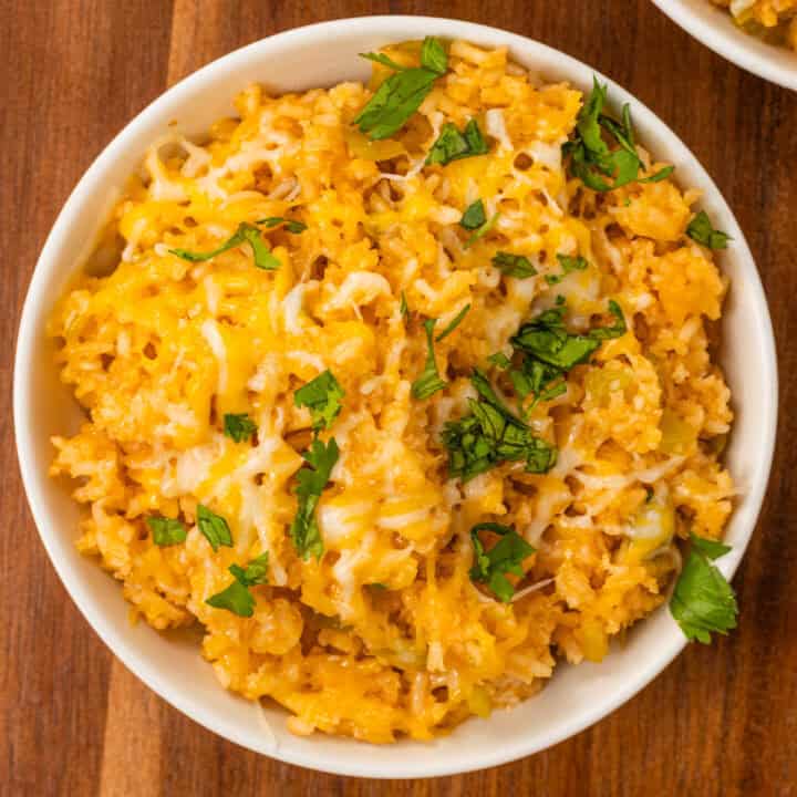 Cheesy Mexican Rice Done