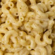 White Cheddar Mac And Cheese Close up